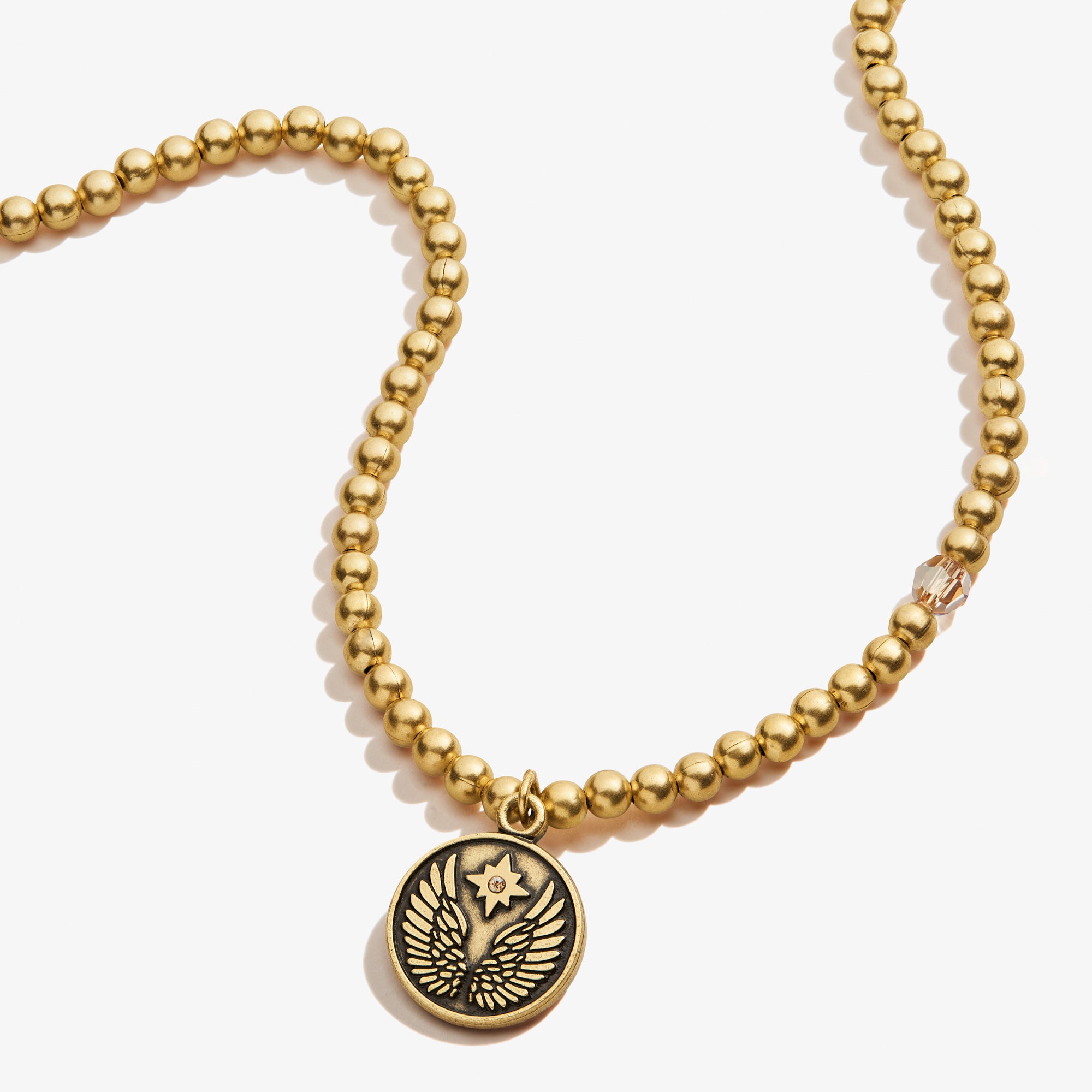 Angel Wing Guardian Trio Pendant Necklace ALEX AND ANI Hamsa MSRP: $148